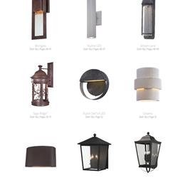 灯饰设计 Minka Lavery 2022年欧美最新户外花园壁灯设计图片