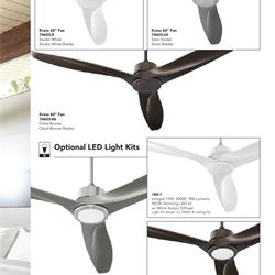 灯饰设计 Quorum 2022年最新欧美天花板LED吊扇灯风扇灯设计图片