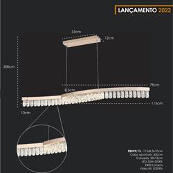灯饰设计 Luciin 2022年巴西现代时尚天花板吊灯设计图片