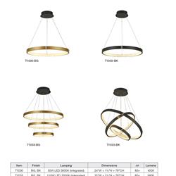 灯饰设计 Thumprints 2022年美式现代时尚LED灯设计图片