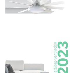 灯饰设计:Fabrilamp 2023年欧美LED风扇灯吊扇灯设计素材
