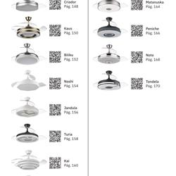 灯饰设计 Fabrilamp 2023年欧美LED风扇灯吊扇灯设计素材