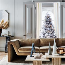 家具设计 CB2 2021年欧美圣诞节日家居室内设计图片