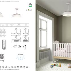 灯饰设计 Mantra 2023年欧美LED风扇灯吊扇灯图片电子目录