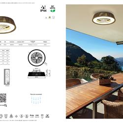 灯饰设计 Mantra 2023年欧美LED风扇灯吊扇灯图片电子目录