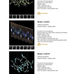 灯饰设计 Vargov Design 水晶玻璃灯饰设计图片素材