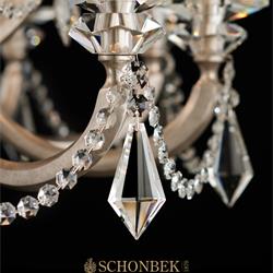 水晶蜡烛吊灯设计:Schonbek 2023年欧美水晶灯饰设计素材图片