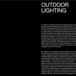 灯饰设计 Platek 户外景观及花园灯具设计图片电子图册