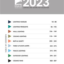 灯饰设计 Eglo 2023年现代时尚灯具设计图片电子目录