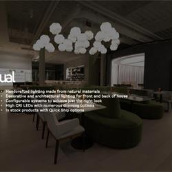 灯饰设计 Fabbian 2023年意大利餐厅酒店定制灯具案例电子目录