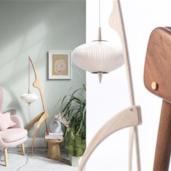 灯饰设计 Rispal 2023年法国巴黎现代木艺灯饰设计图片