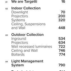 灯饰设计 Targetti 2023年欧美LED灯具商业照明方案
