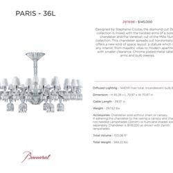 灯饰设计 Baccarat 2023年巴卡拉豪华水晶玻璃灯饰设计素材