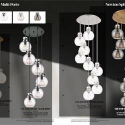 灯饰设计 Innovations 2023年多头玻璃吊灯设计素材图片电子书