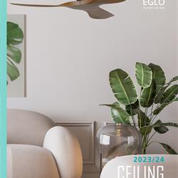 灯饰设计:Eglo 2023年最新风扇灯吊扇灯设计素材图片
