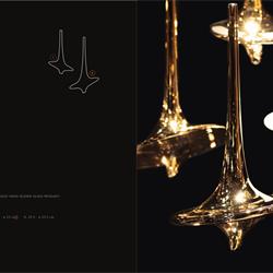 灯饰设计 melogranoblu 2023年意大利创意玻璃吊灯设计素材图片