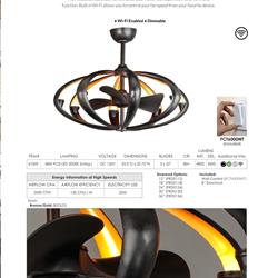 灯饰设计 Maxim 2023年美式风扇灯吊扇灯素材图片电子画册