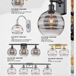 灯饰设计 Innovations 2024年美国球形玻璃灯饰设计素材图片