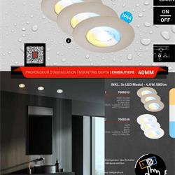 灯饰设计 Briloner 2024年德国现代LED灯具产品图片电子书