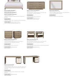 家具设计 Vanguard 2023年美国卧室实木家具设计素材图片