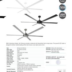 灯饰设计 Brilliant 2023年新品欧美风扇灯吊扇灯设计素材图片