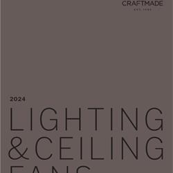 灯具设计 Craftmade 2024年美国灯饰设计图片电子目录