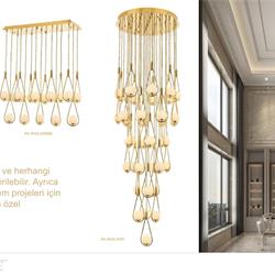 灯饰设计 Avonni 土耳其灯饰品牌大型吊灯设计素材图片