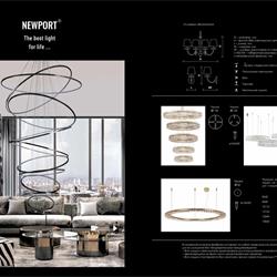 灯饰设计 Newport 2023年欧美水晶灯饰设计素材图片电子目录