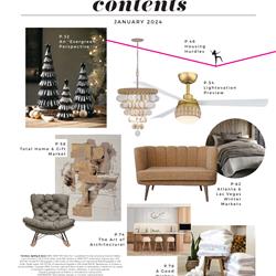 灯饰设计 Furniture Lighting Decor 2024年1月家居设计图片电子杂志