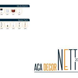 灯饰设计 ACA 2024年希腊灯饰品牌产品图片电子目录