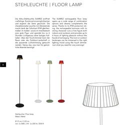灯饰设计 Trio 2024年德国无绳充电台灯设计电子图册