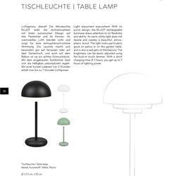灯饰设计 Trio 2024年德国无绳充电台灯设计电子图册