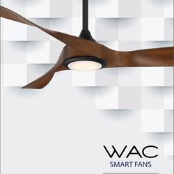灯饰设计图:WAC 2024年现代LED风扇灯吊扇灯设计电子目录
